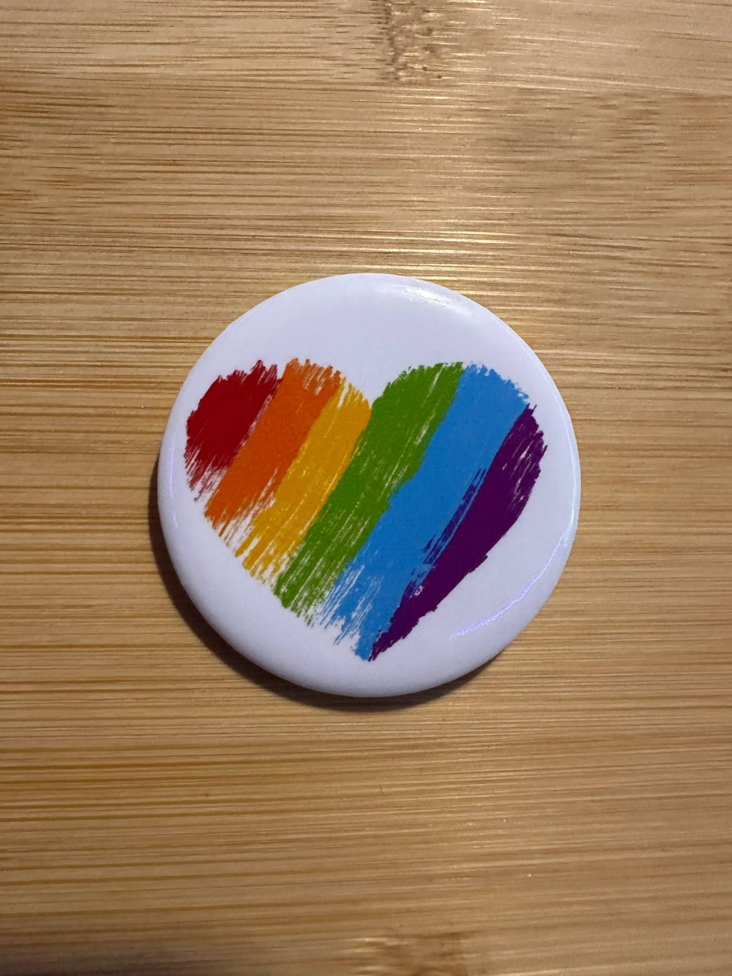 Rainbow Heart Pin